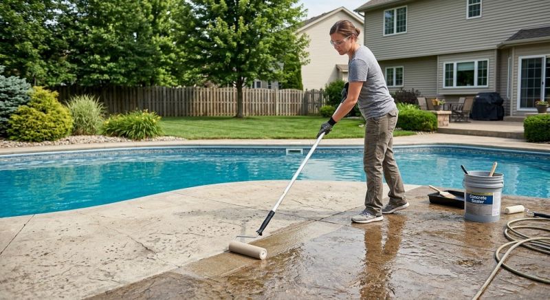 Concrete Deck Sealing in Renton, WA