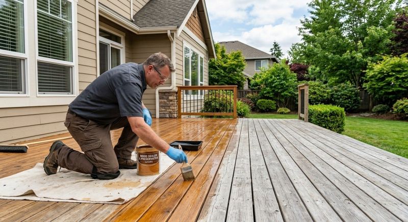 Concrete Deck Sealing in Alpharetta, GA