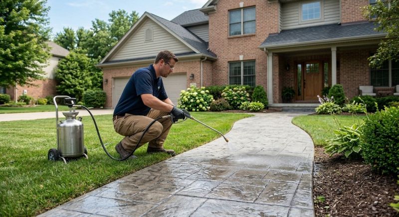 Concrete Walkway Sealing in Puyallup, WA