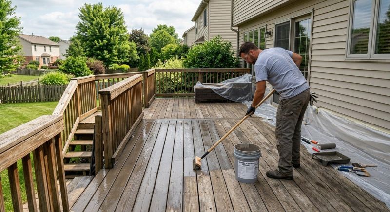 Concrete Deck Sealing in Alpharetta, GA
