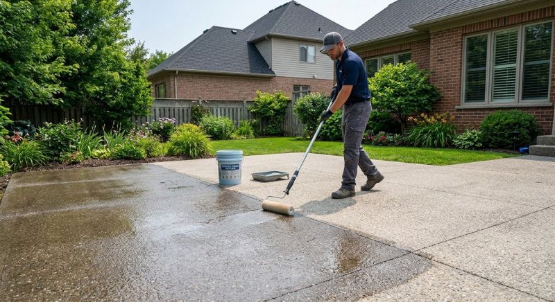 Concrete Patio Sealing in Kansas City, KS