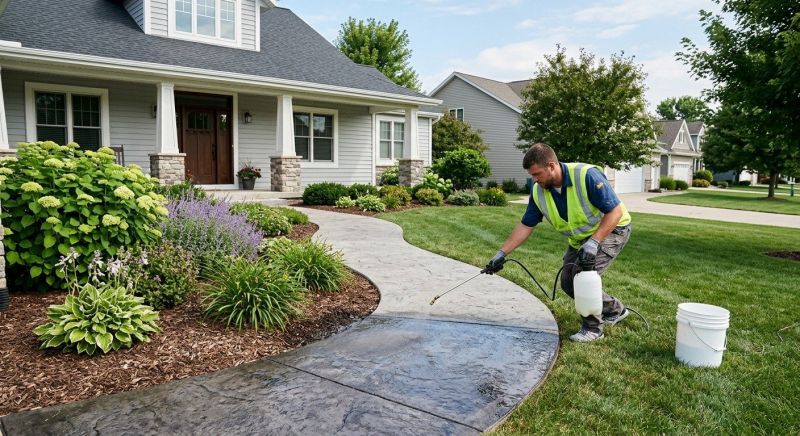Concrete Walkway Sealing in Alpharetta, GA