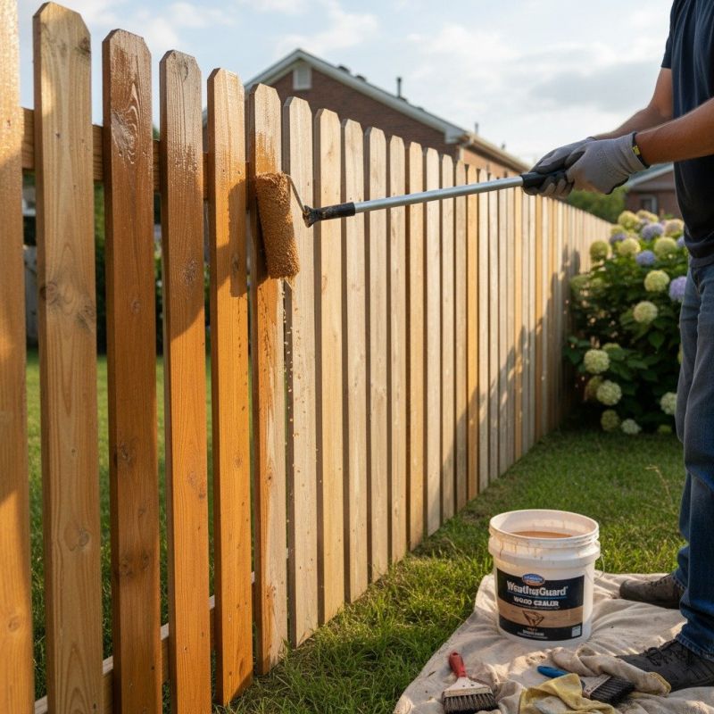 Fence Sealing in Renton, WA