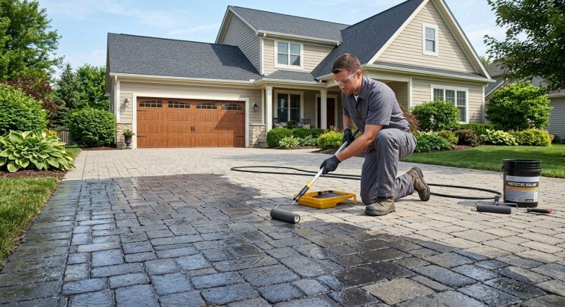 Paver Driveway Sealing in Tacoma, WA