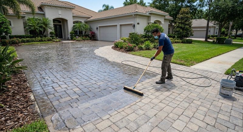 Paver Driveway Sealing in Kansas City, KS