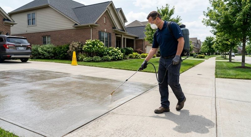 Sidewalk Concrete Sealing in Renton, WA