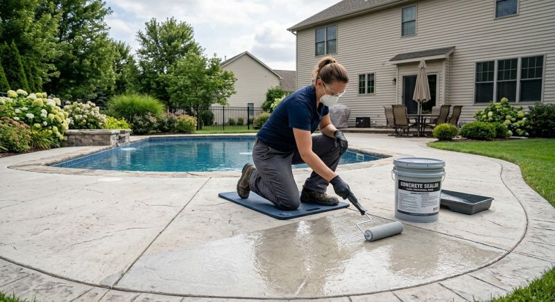 Stamped Concrete Sealing in Tacoma, WA